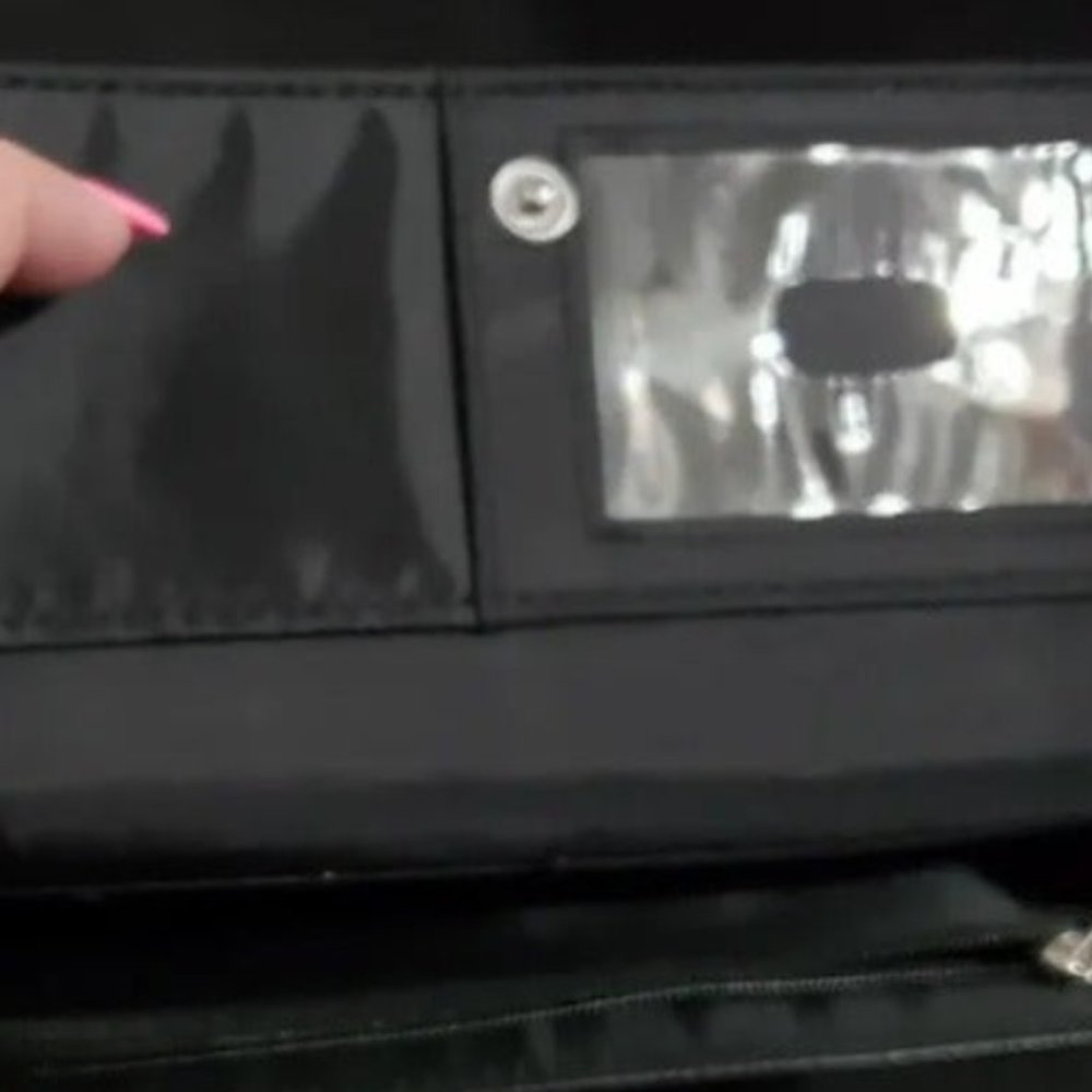 Solid Black Wallet - image 4